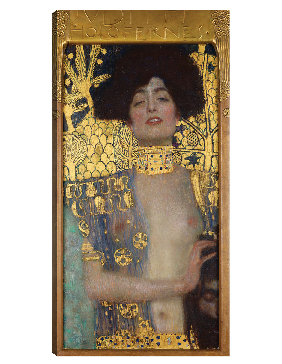Cuadro Decorativo - Judit (1901)- Gustav Klimt - Fotografía - 72x138 - Impresión En Lienzo - Fine Art Tj