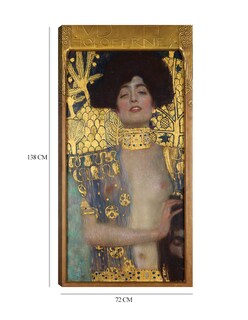 Foto 6 | Cuadro Decorativo - Judit (1901)- Gustav Klimt - Fotografía - 72x138 - Impresión En Lienzo - Fine Art Tj