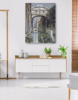Foto 5 | Cuadro Decorativo - Puente De Los Suspiros- John Singer Sargent - Ciudades - 107x143 - Impresión En Lienzo - Fine Art T