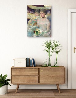 Foto 3 | Cuadro Decorativo - El Palco- Mary Cassatt - Fotografía - 46x61 - Impresión En Lienzo - Fine Art Tj