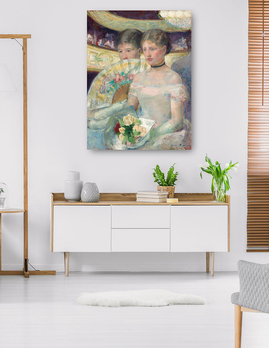 Foto 6 pulgar | Cuadro Decorativo - El Palco- Mary Cassatt - Fotografía - 46x61 - Impresión En Lienzo - Fine Art Tj