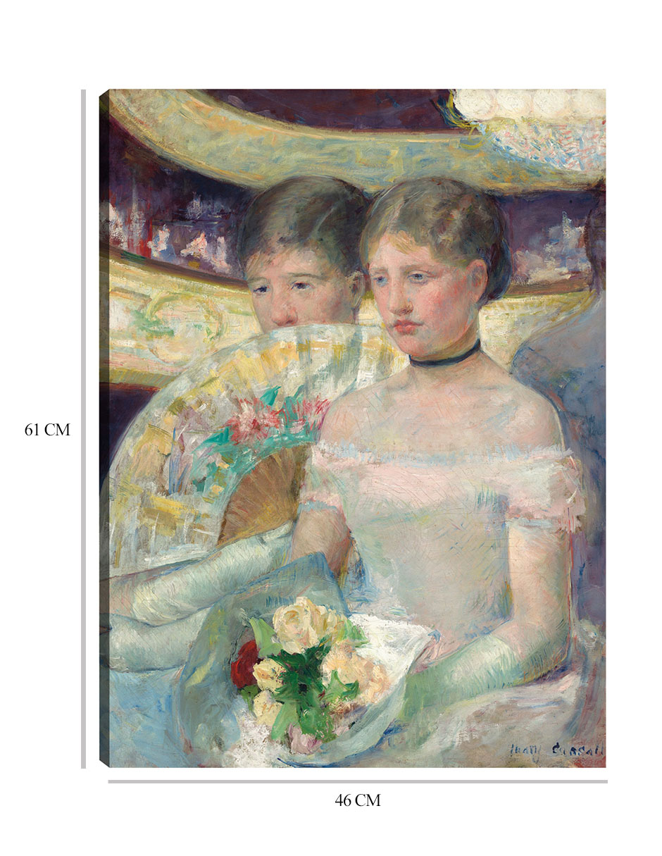 Foto 6 | Cuadro Decorativo - El Palco- Mary Cassatt - Fotografía - 46x61 - Impresión En Lienzo - Fine Art Tj