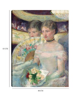 Foto 6 | Cuadro Decorativo - El Palco- Mary Cassatt - Fotografía - 46x61 - Impresión En Lienzo - Fine Art Tj