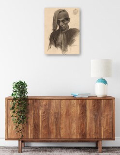 Foto 2 | Cuadro Decorativo - Jimmy Corsini (hacia 1901)- Edward Hopper - Fotografía - 28x36 - Impresión En Lienzo - Fine Art Tj