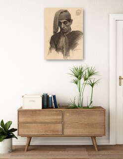 Foto 3 | Cuadro Decorativo - Jimmy Corsini (hacia 1901)- Edward Hopper - Fotografía - 28x36 - Impresión En Lienzo - Fine Art Tj