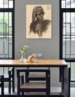 Foto 4 | Cuadro Decorativo - Jimmy Corsini (hacia 1901)- Edward Hopper - Fotografía - 28x36 - Impresión En Lienzo - Fine Art Tj