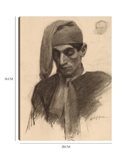 Foto 6 | Cuadro Decorativo - Jimmy Corsini (hacia 1901)- Edward Hopper - Fotografía - 28x36 - Impresión En Lienzo - Fine Art Tj
