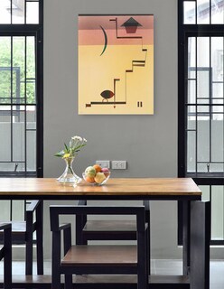 Foto 4 | Cuadro Decorativo - Eckig (angular) (1931)- Wassily Kandinsky - Abstracto - 69x92 - Impresión En Lienzo - Fine Art Tj