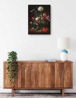 Foto 2 | Cuadro Decorativo - Jarrón De Flores, C. 1660- Jan Davidsz De Heem - Floral - 69x92 - Impresión En Lienzo - Fine Art Tj