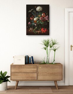 Foto 3 | Cuadro Decorativo - Jarrón De Flores, C. 1660- Jan Davidsz De Heem - Floral - 69x92 - Impresión En Lienzo - Fine Art Tj