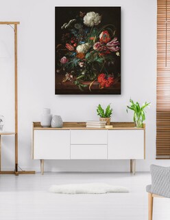 Foto 5 | Cuadro Decorativo - Jarrón De Flores, C. 1660- Jan Davidsz De Heem - Floral - 69x92 - Impresión En Lienzo - Fine Art Tj