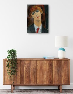 Foto 2 | Cuadro Decorativo - Señora Kisling- Amedeo Modigliani - Fotografía - 46x61 - Impresión En Lienzo - Fine Art Tj