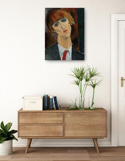 Foto 3 | Cuadro Decorativo - Señora Kisling- Amedeo Modigliani - Fotografía - 46x61 - Impresión En Lienzo - Fine Art Tj