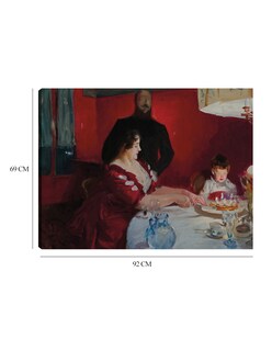 Foto 6 | Cuadro Decorativo - La Fiesta De Cumpleaños (1885)- John Singer Sargent - Fotografía - 69x92 - Impresión En L