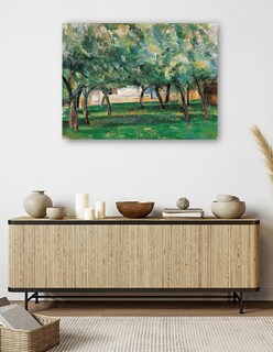 Foto 5 | Cuadro Decorativo - Granja En Normandía, C. 1885-86- Paul Cézanne - Religión - 69x92 - Impresión En Lienzo - Fine Ar