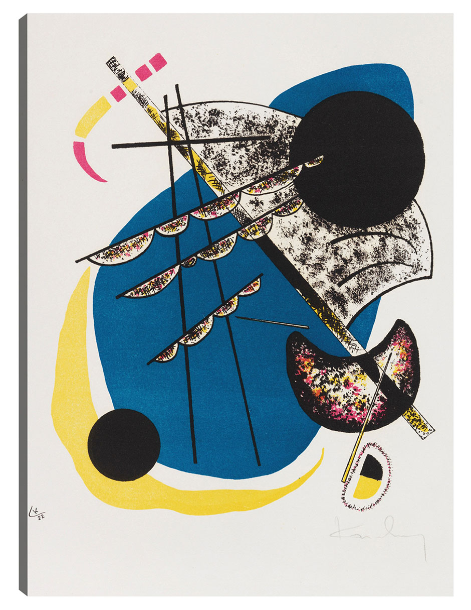 Foto 2 pulgar | Cuadro Decorativo - Pequeños Mundos Ii (1922)- Wassily Kandinsky - Abstracto - 107x143 - Impresión En Lienzo - Fine