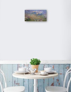 Foto 2 | Cuadro Decorativo - Lirios De Agua (c.1915-26)- Claude Monet - Paisaje - 34x64 - Impresión En Lienzo - Fine Art Tj