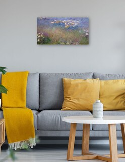 Foto 4 | Cuadro Decorativo - Lirios De Agua (c.1915-26)- Claude Monet - Paisaje - 34x64 - Impresión En Lienzo - Fine Art Tj