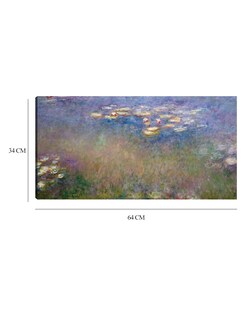 Foto 6 | Cuadro Decorativo - Lirios De Agua (c.1915-26)- Claude Monet - Paisaje - 34x64 - Impresión En Lienzo - Fine Art Tj