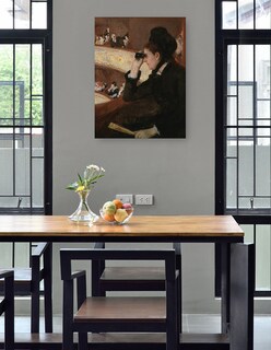 Foto 4 | Cuadro Decorativo - En El Palco (1878)- Mary Cassatt - Fotografía - 69x92 - Impresión En Lienzo - Fine Art Tj