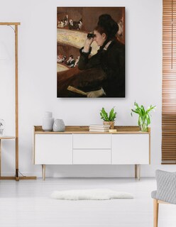 Foto 5 | Cuadro Decorativo - En El Palco (1878)- Mary Cassatt - Fotografía - 69x92 - Impresión En Lienzo - Fine Art Tj
