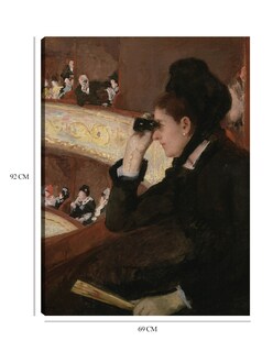 Foto 6 | Cuadro Decorativo - En El Palco (1878)- Mary Cassatt - Fotografía - 69x92 - Impresión En Lienzo - Fine Art Tj