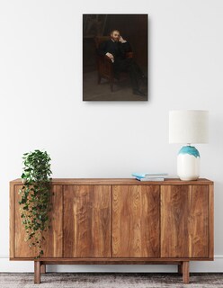 Foto 2 | Cuadro Decorativo - Retrato De Edouard Manet (1863)- Edouard Manet - Fotografía - 46x61 - Impresión En Lienzo - Fin