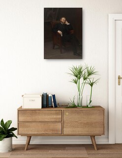 Foto 3 | Cuadro Decorativo - Retrato De Edouard Manet (1863)- Edouard Manet - Fotografía - 46x61 - Impresión En Lienzo - Fin