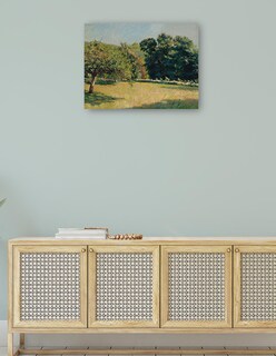 Foto 4 | Cuadro Decorativo - Un Jardín À Trouville (1882)- Gustave Caillebotte - Religión - 46x61 - Impresión En Lienzo -