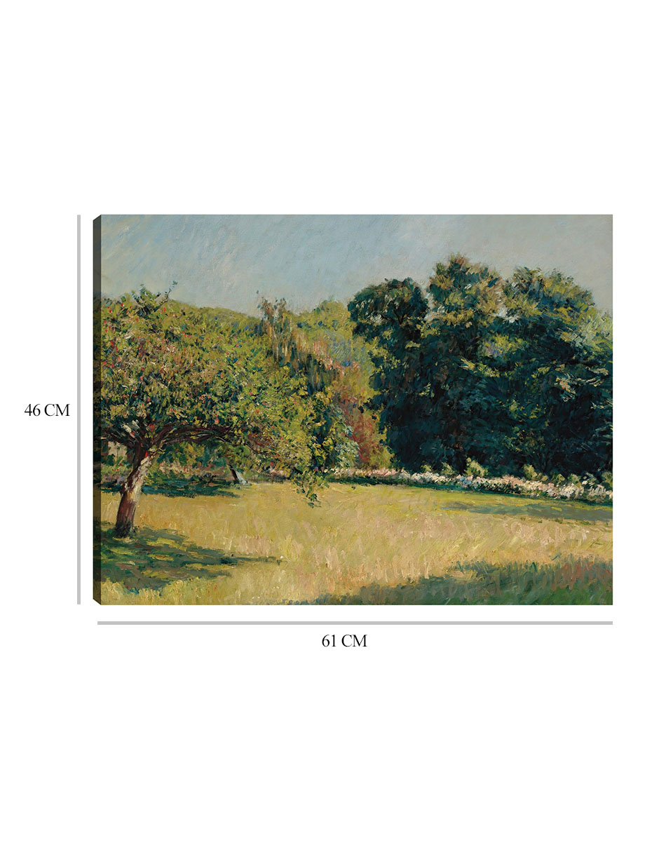 Foto 7 pulgar | Cuadro Decorativo - Un Jardín À Trouville (1882)- Gustave Caillebotte - Religión - 46x61 - Impresión En Lienzo -