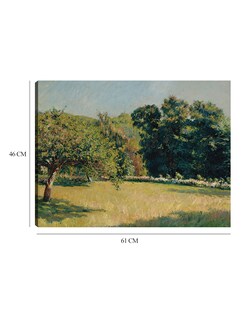 Foto 6 | Cuadro Decorativo - Un Jardín À Trouville (1882)- Gustave Caillebotte - Religión - 46x61 - Impresión En Lienzo -