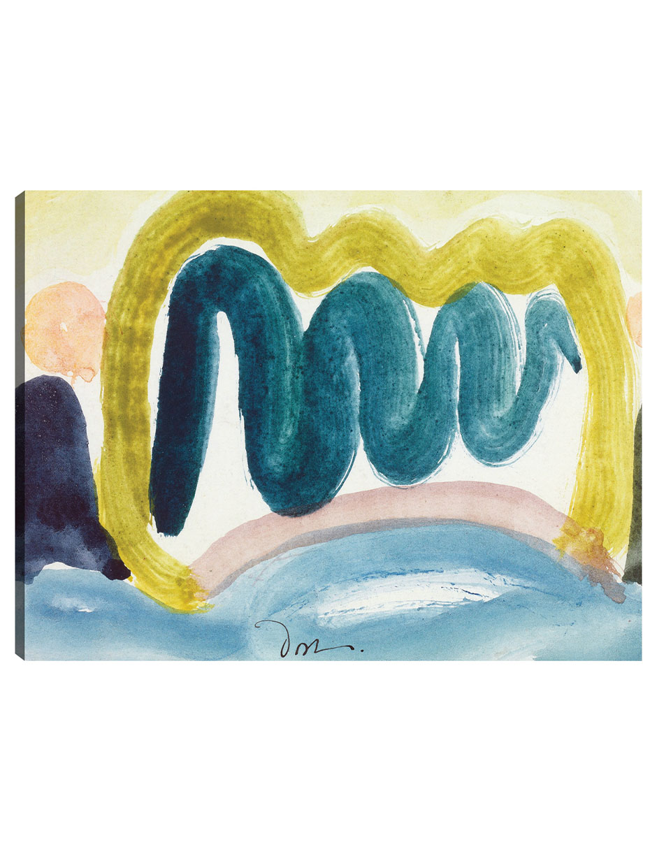 Cuadro Decorativo - Estanque A La Luz Del Sol (1935)- Arthur Dove - Religión - 69x92 - Impresión En Lienzo - Fine Art
