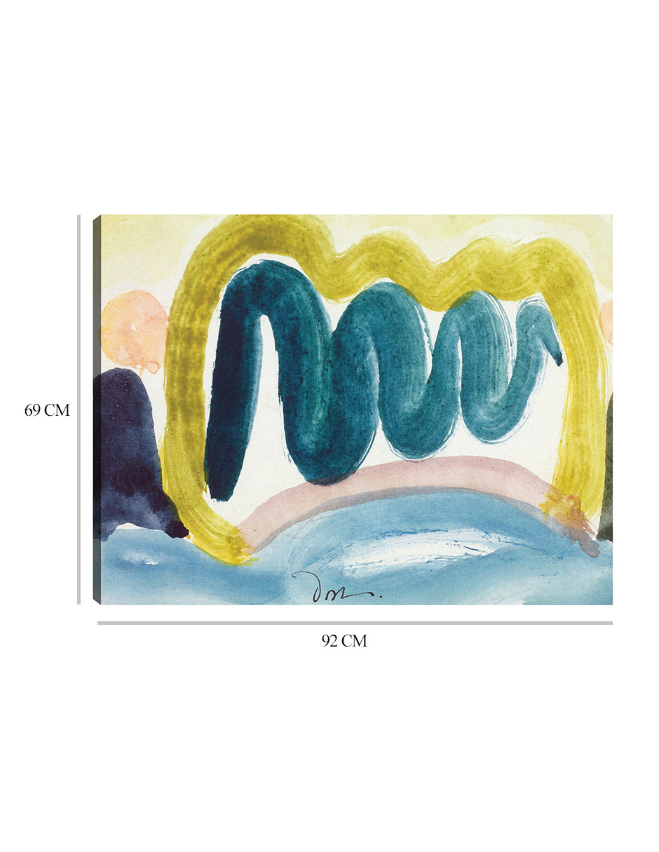 Foto 7 pulgar | Cuadro Decorativo - Estanque A La Luz Del Sol (1935)- Arthur Dove - Religión - 69x92 - Impresión En Lienzo - Fine Art