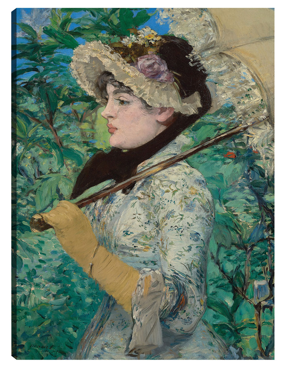Cuadro Decorativo - Juana (primavera) (1881)- Edouard Manet - Fotografía - 69x92 - Impresión En Lienzo - Fine Art Tj