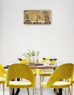 Foto 3 | Cuadro Decorativo - El Arbol De La Vida- Gustav Klimt - Religión - 34x64 - Impresión En Lienzo - Fine Art Tj