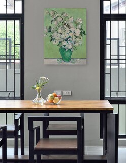 Foto 4 | Cuadro Decorativo - Rosas (1890) Vertical- Vincent Van Gogh - Floral - 28x36 - Impresión En Lienzo - Fine Art Tj