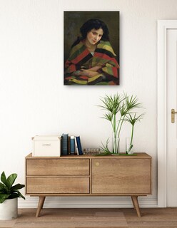 Foto 3 | Cuadro Decorativo - Frileuse (1872)- William Bouguereau - Clásicos - 28x36 - Impresión En Lienzo - Fine Art Tj