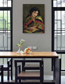 Foto 4 | Cuadro Decorativo - Frileuse (1872)- William Bouguereau - Clásicos - 28x36 - Impresión En Lienzo - Fine Art Tj
