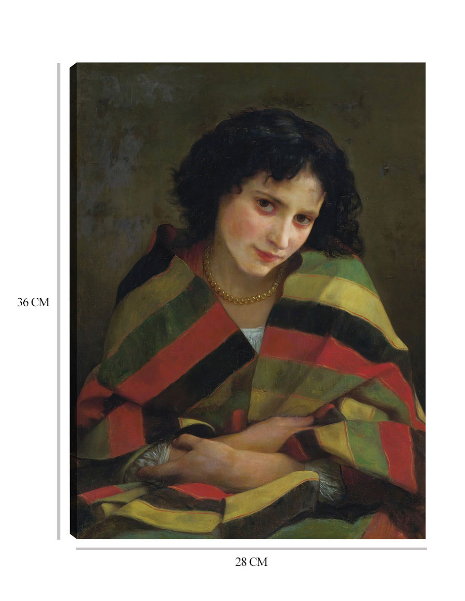 Foto 7 pulgar | Cuadro Decorativo - Frileuse (1872)- William Bouguereau - Clásicos - 28x36 - Impresión En Lienzo - Fine Art Tj