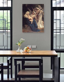 Foto 4 | Cuadro Decorativo - El Canto De Los Ángeles (1881)- William Bouguereau - Religión - 107x143 - Impresión En Lie
