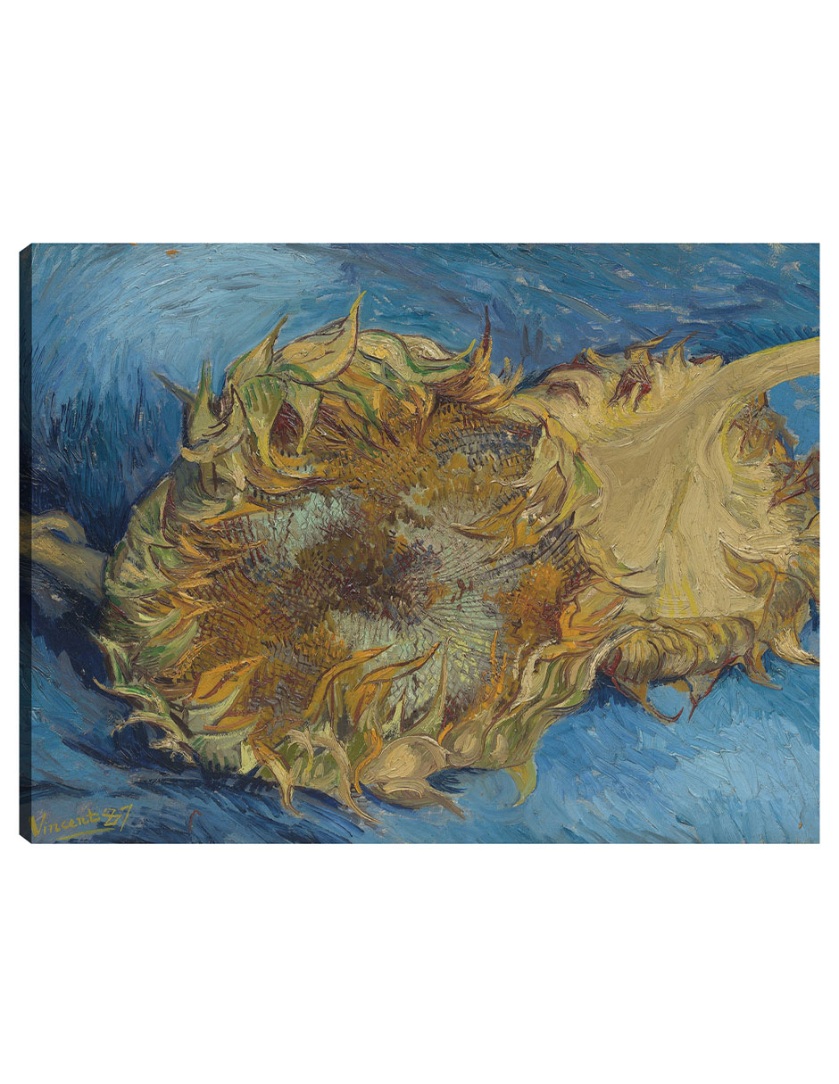Cuadro Decorativo - Girasoles (1887)- Vincent Van Gogh - Religión - 46x61 - Impresión En Lienzo - Fine Art Tj