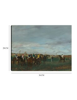 Foto 6 | Cuadro Decorativo - Las Carreras, 1871-1872- Edgar Degas - Fotografía - 28x36 - Impresión En Lienzo - Fine Art Tj