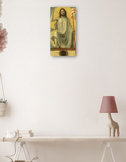 Foto 3 | Cuadro Decorativo - Cristo Resucitado De La Tumba, C. 1490- Bergognone - Religión - 64x122 - Impresión En Lienzo