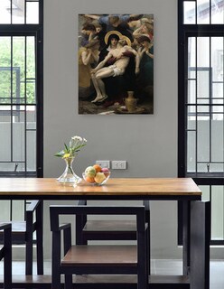 Foto 4 | Cuadro Decorativo - La Piedad (1876)- William Bouguereau - Religión - 46x61 - Impresión En Lienzo - Fine Art Tj