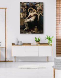 Foto 5 | Cuadro Decorativo - La Piedad (1876)- William Bouguereau - Religión - 46x61 - Impresión En Lienzo - Fine Art Tj