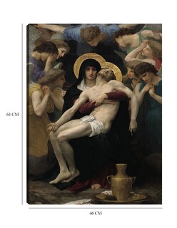 Foto 6 | Cuadro Decorativo - La Piedad (1876)- William Bouguereau - Religión - 46x61 - Impresión En Lienzo - Fine Art Tj