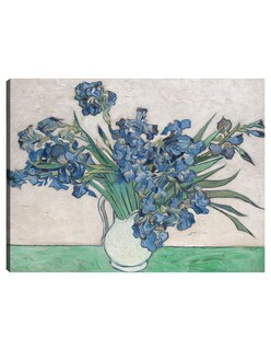 Foto 1 | Cuadro Decorativo - Iris (1890)- Vincent Van Gogh - Floral - 46x61 - Impresión En Lienzo - Fine Art Tj