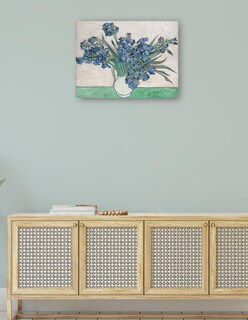 Foto 4 | Cuadro Decorativo - Iris (1890)- Vincent Van Gogh - Floral - 46x61 - Impresión En Lienzo - Fine Art Tj