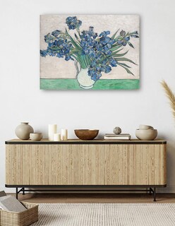 Foto 5 | Cuadro Decorativo - Iris (1890)- Vincent Van Gogh - Floral - 46x61 - Impresión En Lienzo - Fine Art Tj