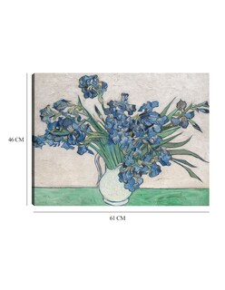 Foto 6 | Cuadro Decorativo - Iris (1890)- Vincent Van Gogh - Floral - 46x61 - Impresión En Lienzo - Fine Art Tj